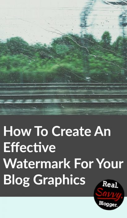 How To Create An Effective Watermark For Your Blog Graphics ★ Using a watermark for your blog graphics will expand the reach of your brand, protect your property, and help promote your site. You need to include one on every photo and graphic you create. Learn how with this simple tutorial.