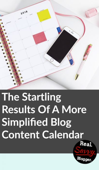 The Startling Results of a More Simplified Blog Content Calendar ★ A blog content calendar doesn't need to be complicated. You will find startling results when you simplify the process. Learn to create your own calendar for free.