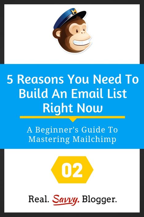 Email is a powerful tool for communicating with your readers, more powerful than social media. Learn the 5 reasons you need to build your email list right now. Hint: using Mailchimp is an excellent way to build your list.